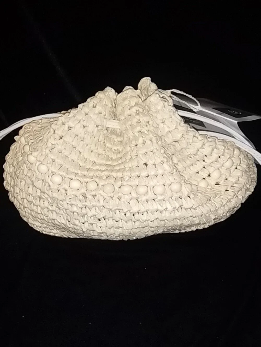 Handwoven Crossbody Bag - Cream